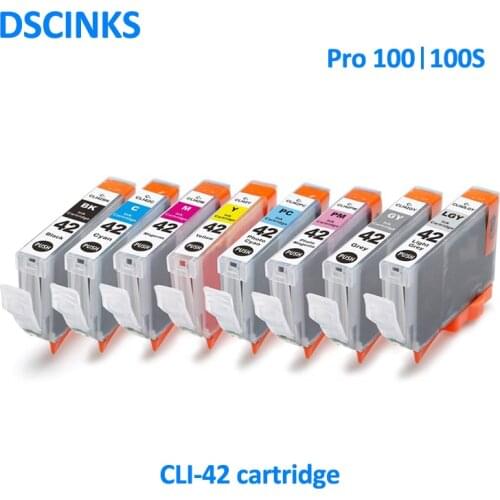 CLI-42 CLI 42 compatible cartridge for canon pro 100 canon pro 100s printer with 14ml ink