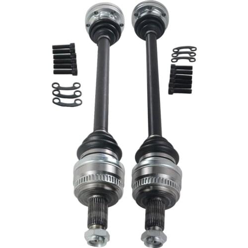 AP03 33207537607 Brand New 2 Pcs Axle Shaft Rear Left+Right For BMW X3 E83 2.0d 3.0d 2.5i 3.0i xDrive 3.0sd