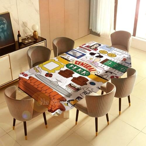 Friends Tv Program Icon Creative Tablecloth Indoor And Outdoor Art Home Decor