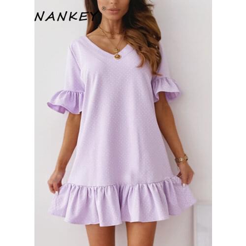 Летние платья в горошек NANKEYSTAR China At AliExpress