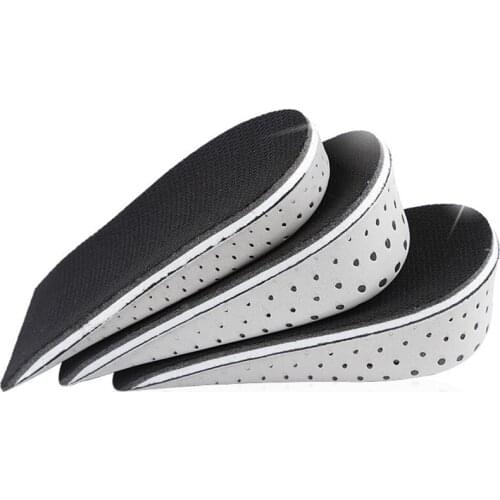 Newly 1 Pair Insole Heel Lift Insert Shoe Pad Height Increase Slow Rising Cushion Taller