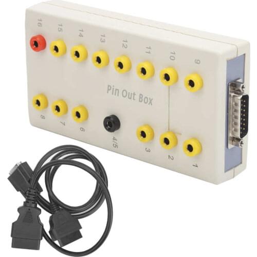 OBD2 Pin Out Box with Diagnostic Cable Kit Covere All Test Points Auto Diagnosis Tool Car Repair Tool