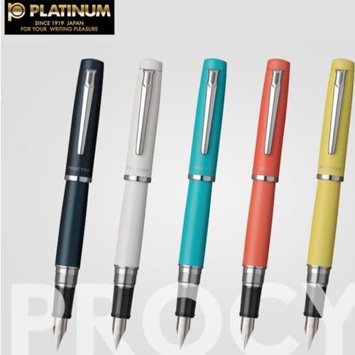 Platinum Fountain Pen Original Frosted Texture Procyon Stainless Steel Nib & Holder PNS-5000 Best Gift High Quality Pen