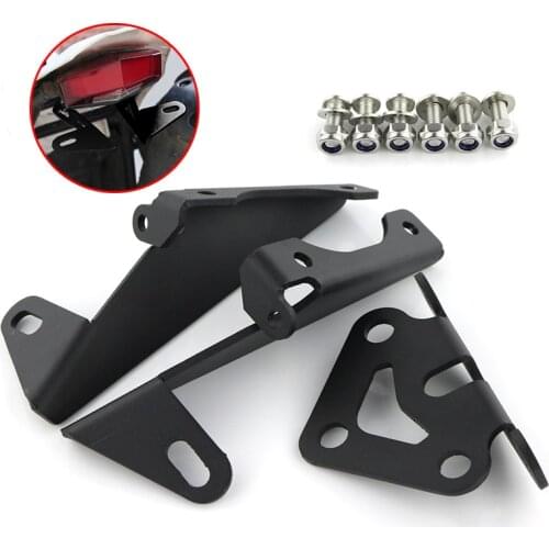 Fit For Yamaha WR250R WR250X All Year Motorcycle Tail Tidy License Plate Holder Bracket Fender Eliminator kit Aluminum Black
