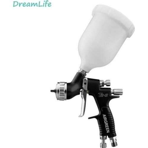 Aluminum Alloy HVLP Spray Gun 1.3mm Steel Nozzle Airbrush 600ml Car Paint Furnitures DIY Painting Kit Car Auto Repair Tool