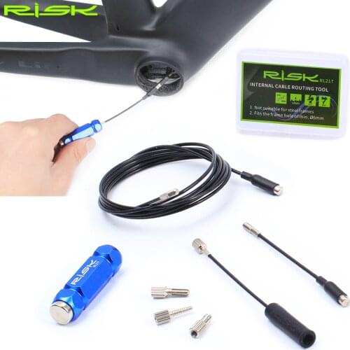 RISK RL217 MTB Road Bike Internal Cable Routing Kit Tool Guide Magnet for Bicycle Frames Shift Brake Inner Cable Hydraulic Hose
