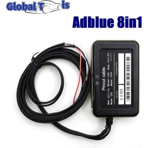 Heavy Duty Adblue 8IN1/ Adblue 9IN1OBD2 Truck Adblue Emulation 8IN1 with NOX Sensor for 8 Types Trucks USB Connection