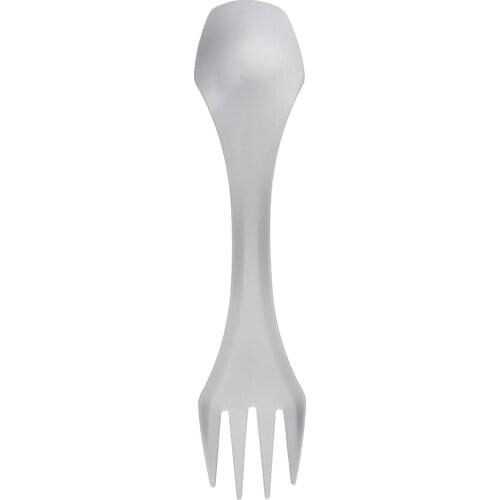Ultra Lightweight 170mm Long Titanium Spork for Home / Travel / Camping / Backpacking Comes with Cloth Case