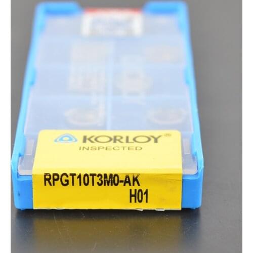 High Quality Finish for Aluminum RPGT10T3MO-AK H01 10pcs