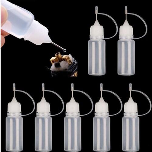 10Pcs 10ML PE Glue Applicator Needle Squeeze Bottle for Paper Quilling DIY Scrapbooking Crafts SANA889