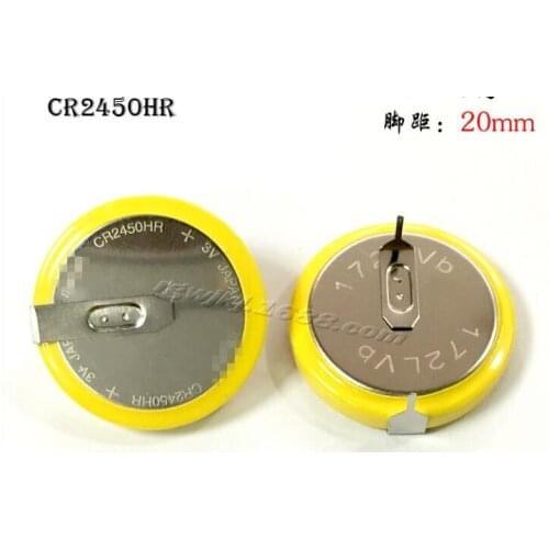 10PCS Original Japan CR2450HR H 3V Button Battery High Temperature Resistance