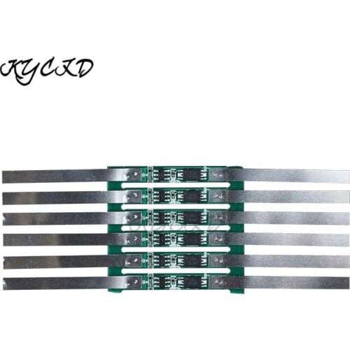 2pcs/Lot BMS 1S 3.7V 3A 18650 Li-Ion Lithium Battery Protection Board with Nickel PCB For 1x18650 Power Bank Charging