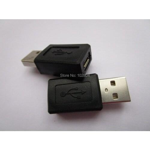 20 pcs USB Male Plug to Micro USB 5Pin Female Jack Adapter Connector