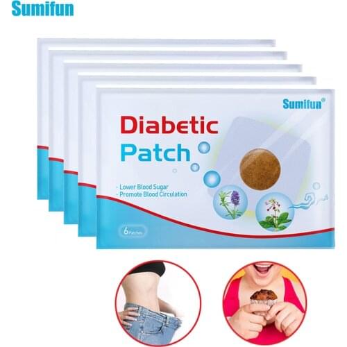 30Pcs Sumifun Stabilizes Blood Patches Sugar Level Diabetic Patch Chinese Herbal Lower Blood Glucose Sugar Balance Stickers