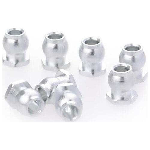 8Pcs Link Rod Metal Ball Bearing Ends Joint Bolt for 1:8 1:10 AXIAL SCX10 II RC Car Truck Scale RC Crawler Truck Off-Road Car Me