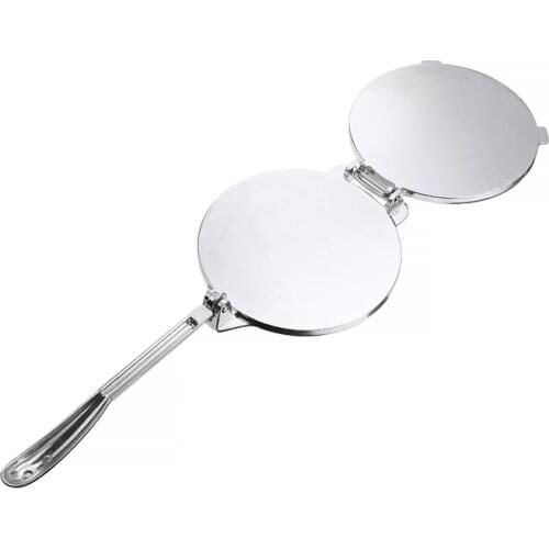 8'' Foldable Tortilla Maker Aluminum Pastry Pie Press Maker Long Handle For DIY Kitchen Tortilla Cake Pie Press Baking Utensils