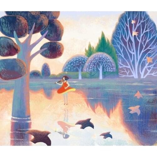 Dream Scene Diamond Painting 5D DIY Cross Stitch Full Drill Embroidery Handmade Home Decor JX113