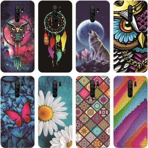 For xiaomi redmi 9 Cases Silicon Back Cover Phone Case For redmi 9 Soft Case 6.53 inch etui coque bumper shockproof protective