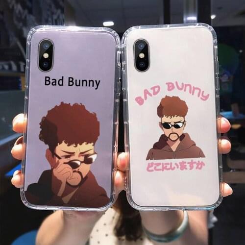 Yo Perreo Sola Bad Bunny Maluma Phone Case Cover Clear for Iphone 12 Pro Mini 11Pro Max 6 6s 7 8plus X XS XR Xsmax Soft Coque