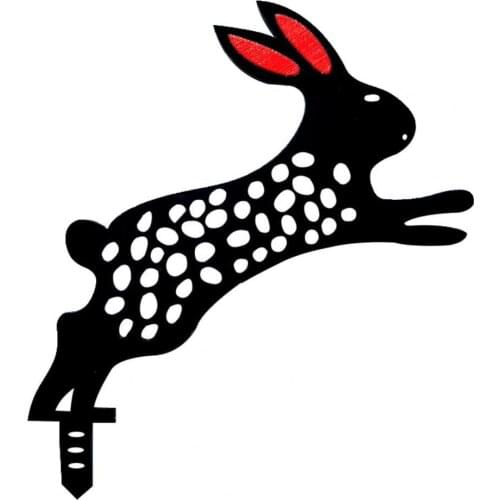 Rabbit Decoration Exquisite Easy to Install Acrylic New Gardening Rabbit Yard Art Decorations for Gardening