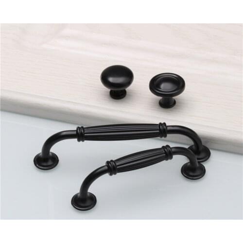 Cabinet door knobs Durable Aluminum Alloy Single Hole Door Handle Furniture Drawer knobs Kitchen Cupboard Cabinet Drawer Pull