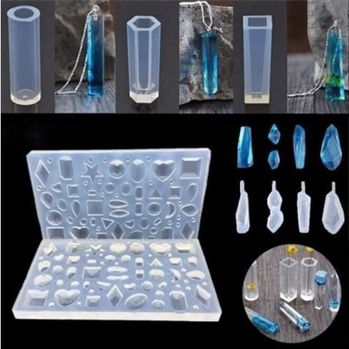 Geometric Figure Silicone Mold Jewelry Earrings Epoxy Resin Mold Set DIY Jewelry Handmade Making Finding Tools Supplies