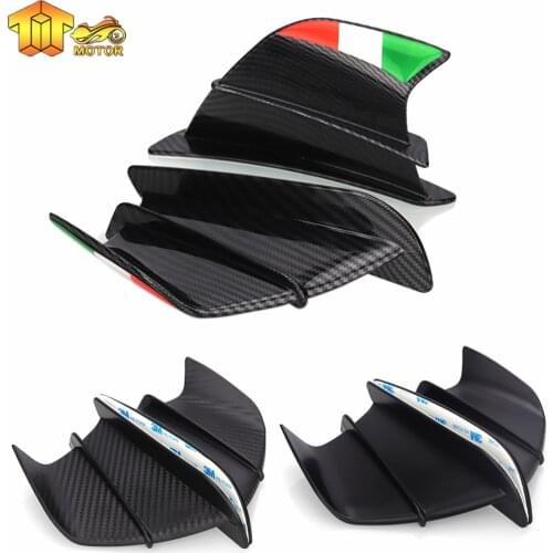 Motorcycle Winglet Aerodynamic Wing Kit Spoiler For HONDA CB125 CB125F CB125R CBR125R CB1100 CB1000R CBF125 XR125 CR125 CG125