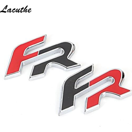 Metal 3D FR Car Sticker Emblem Badge for Seat Leon FR+ Cupra Ibiza Altea Exeo Formula Racing Car Accessories Car Styling