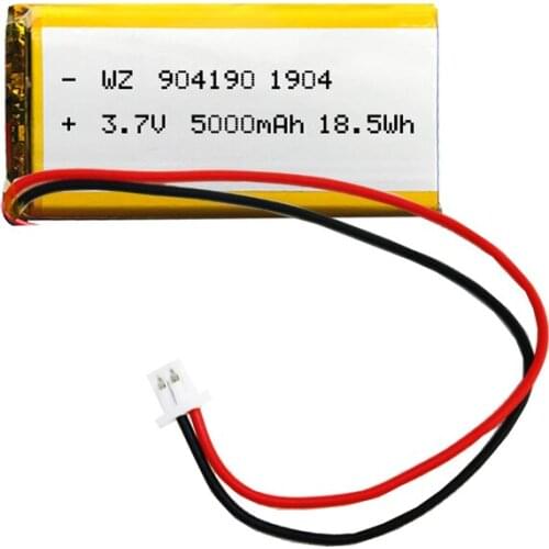 OCTelect Polymer battery 5000 904190 health care equipment Wowo ship mobile DVD lithium battery