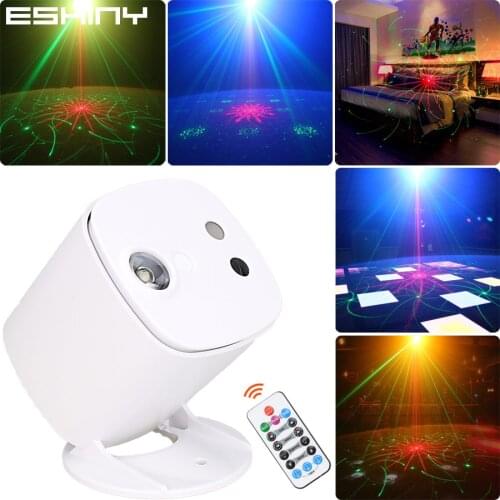 ESHINY NEW RGB LED Aurora/40 Patterns Projector DJ Disco Light Party R&G Laser Bar Dance Sky Room Stage Effect Sunset Lamp Z7N8