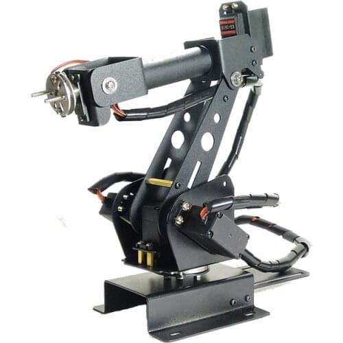 Assembled 6-Axis Robotic Arm With Arduino Control Digital Servos 6 Dof Mechanical Arm Manipulator Abb Industrial Robot Model