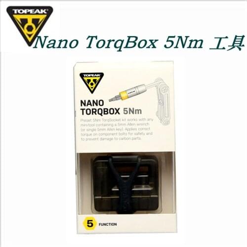 TOPEAK NANO TORQBOX 4NM / 5NM / Tool Kit,3 / 4 / 5mm hex & T20 / T25 Torx TT2561 TT2562