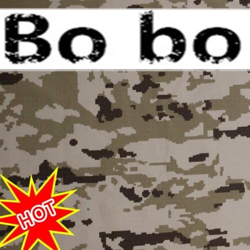 Polyester cotton waterproof and tear resistant checkered training clothing fabric