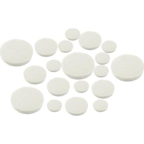 17pcs Clarinet Leather Pads Replacement for Exquisite Wind Instrument
