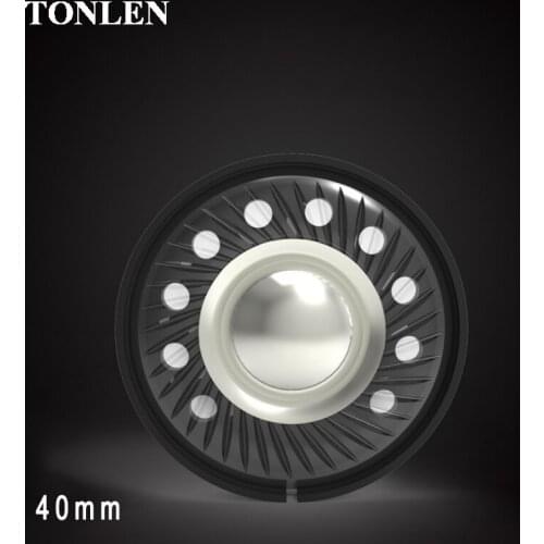 TONLON Bass Headphone Speaker Accessories 40mm Headset Titanium Film Diaphragm Low Frequency Headphone Speaker Unit 2pcs/10pcs