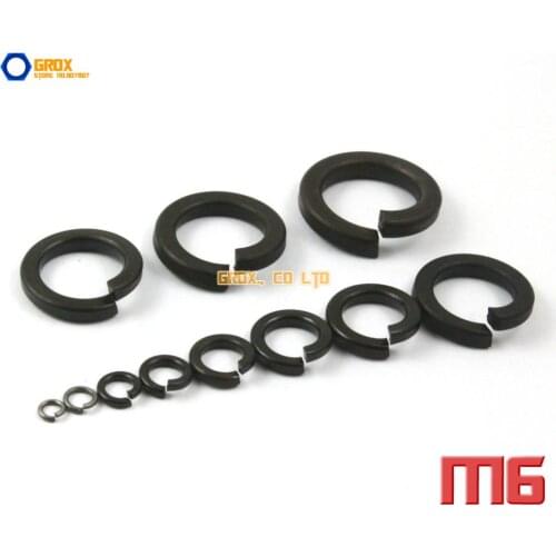 200 Pieces M6 8.8 Grade Alloy Steel Spring Washer Split Lock Washer
