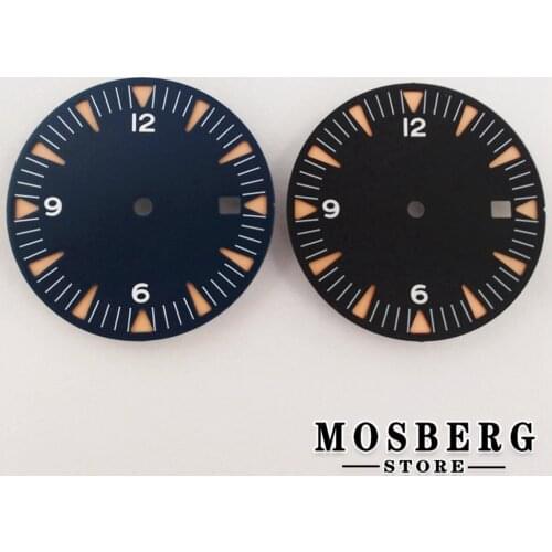 31mm Sterile Luminous Maker Watch Dial With Date Window For NH35 NH36 ETA 2824 2836 Miyota 8215 8205 821A DG 2813 3804 Movement