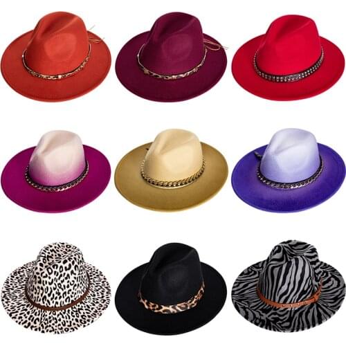 Classic Vintage British Style Fedora Hats Women Men Wide Brim Panama Cap Dress Jazz Hat Casual Spring Autumn Fashion Barry.Wang