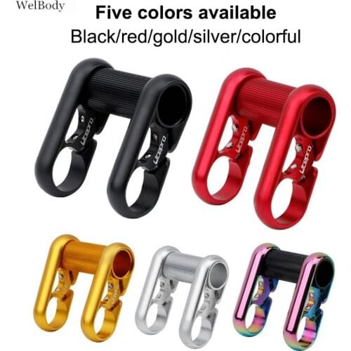 L - Foldable Handlebar Shaft SP8 Bike Adjustable Stem, Aluminum Alloy Bicycle Handlebar ,Red, Black,Silver,Gold and Colorful
