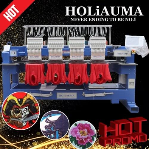 Cheaper than tajima/happy embroidery machine sale cap/tshirt computerized embroidery machine with free machine embroidery design