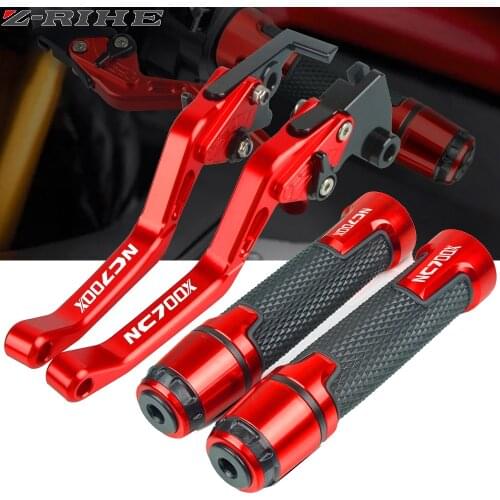 Motorcycle Accessories Handlebar Handle Grips Ends Adjustable Foldable Brake Clutches Levers For Honda NC700X NC700 X 2012 2013