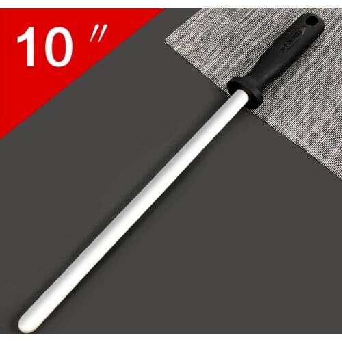 Musats 10 inch Ceramic Sharpening Rod knife sharpener with ABS Handle Honing Knife Sharpener for Knives Sharpening steel