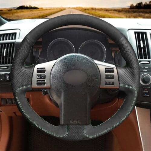 DIY Anti-Slip Wear-Resistant Steering Wheel Cover For Infiniti FX FX35 FX45 2003-2008 Car Interior Decoration