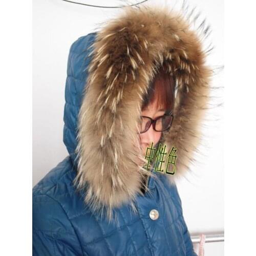 2018 Rushed New Striped Adult Fashion Scarves Bufandas Clothes Cap Of Raccoon Hats Vigoreux Fox Hat Fur Self-shade Of Collar Sub