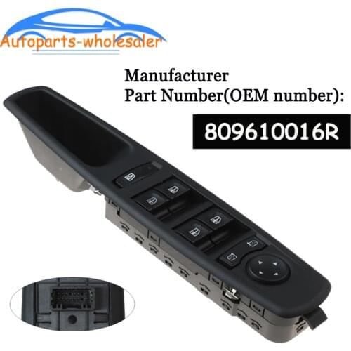 Fit For Renault Megane MK3 2008-2016 High Quality Car Electric Power Window Control Switch OEM 809610016R