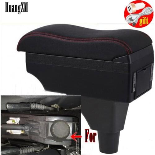 For opel meriva armrest box central Store content Storage box with cup holder ashtray USB interface