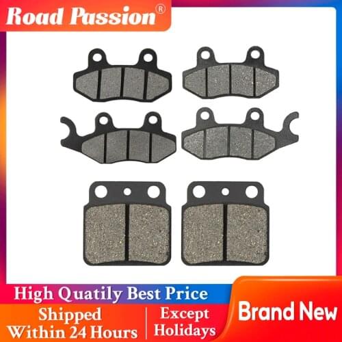 Road Passion Motorcycle Front and Rear Brake Pads For SUZUKI LT-R450K LRT450K 2006-2011 LT-R450Z LTR450Z Quadracer 2008-2011