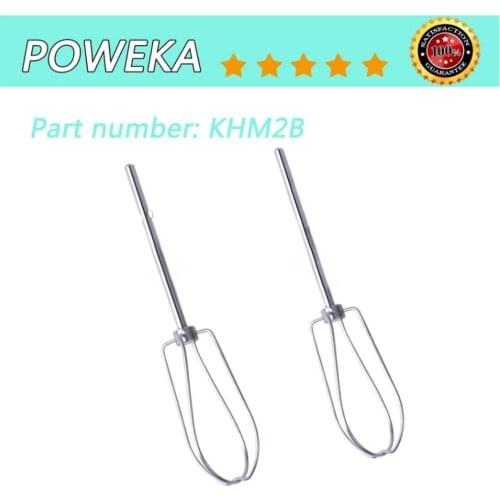 Stainless Sreel Mixing Rod for khm2b W10490648 KHM926 Hand Mixer Beaters