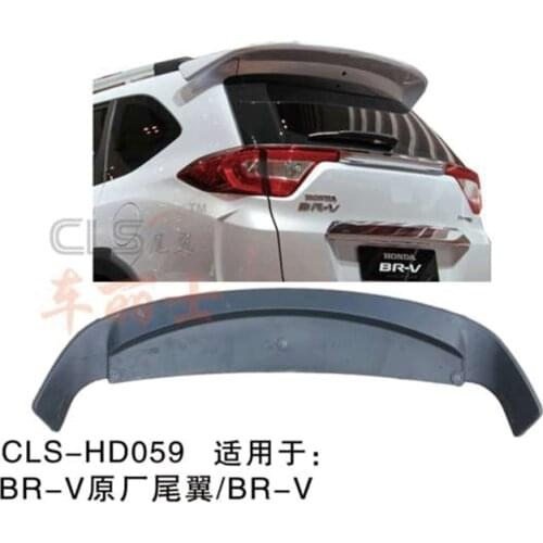 For HONDA BR-V Spoiler 2018-2020 BR-V High Quality ABS Material Car Rear Wing Primer Color Rear Spoiler For Honda BR-V