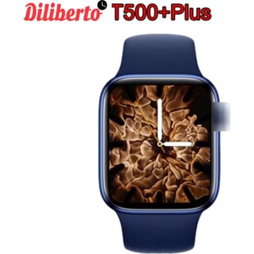 T500+plus New Smart Watch BT Call Fitness Tracker Waterproof Heart Rate Blood Pressure Healthy Men Women Smartwatch IWO 13